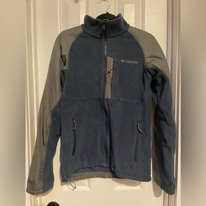 Columbia Blue and Gray Fleece Jacket
